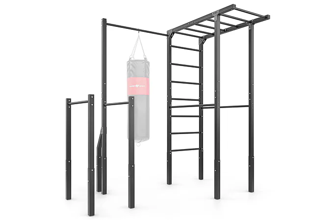 Venkovní žebřiny s hrazdou a bradly MARBO MO-Z5