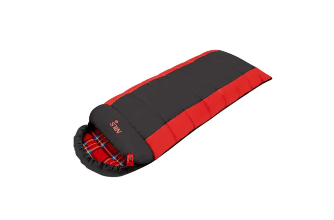 Spací pytel NILS Camp NC2003 černo-červený