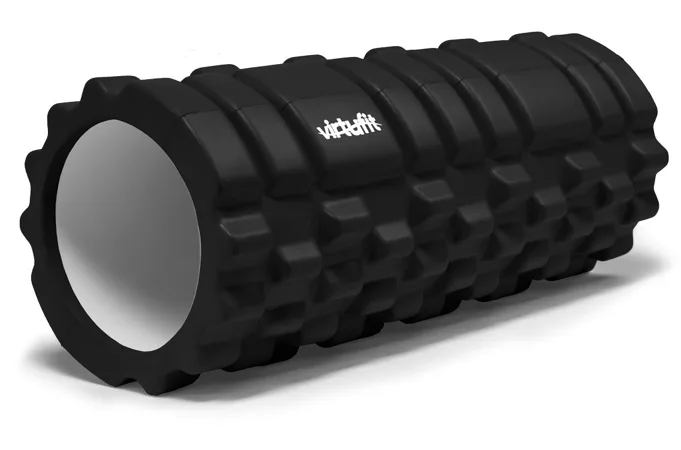 Masážní válec VIRTUFIT Grid Foam Roller 33 cm černý