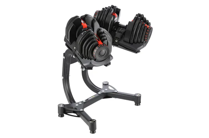 Sada stojanu HMS STR10 Pro a 2 ks variabilních činek HMS SR80