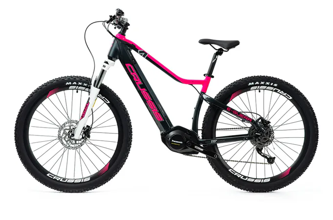 CRUSSIS e-Guera 7.9 17" černo-růžová 2024