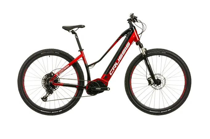 CRUSSIS e-Cross low 9.9-M 20 Ah 17" červeno-černá 2024