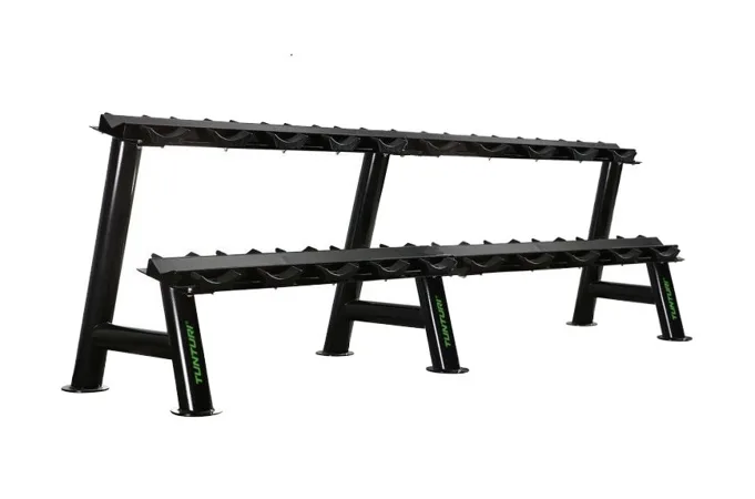 Stojan na jednoručky TUNTURI PRO Dumbbell Rack dvojitý