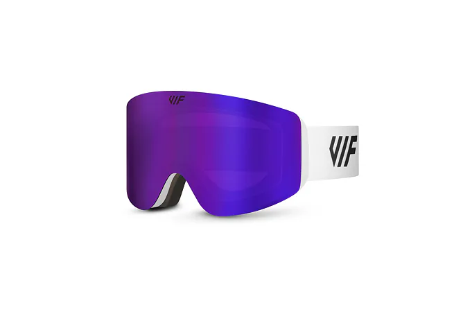 Lyžařské a snowboardové brýle VIF SKI & SNB bílé x fialové