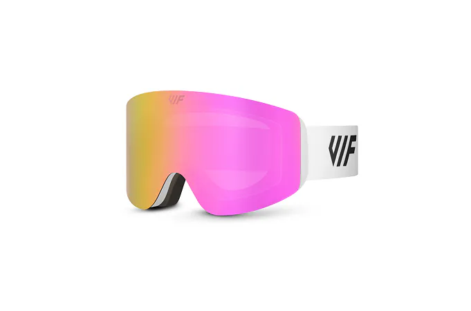 Lyžařské a snowboardové brýle VIF SKI & SNB bílé x růžové
