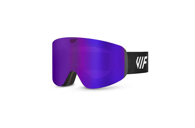 Lyžařské a snowboardové brýle VIF SKI & SNB černé x fialové
