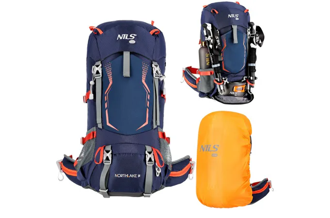 Turistický batoh NILS Camp NC1993 Northlake 30L + 10L modrý