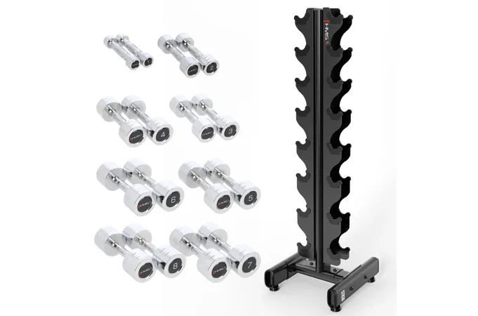 Sada činek HMS CHD 2 x 1-8 kg a stojanu STR36