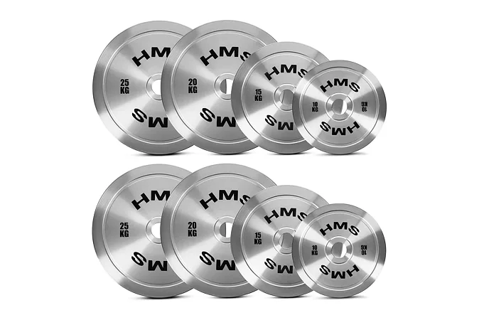 Sada olympijských kotoučů HMS TOS ocelové 2 x 10 - 25 kg (140 kg)