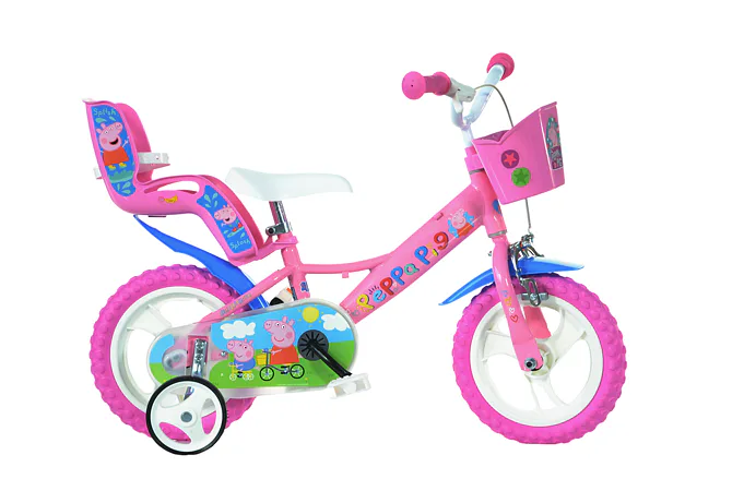 Dino Bikes 12" s příslušenstvím PEPPA PIG