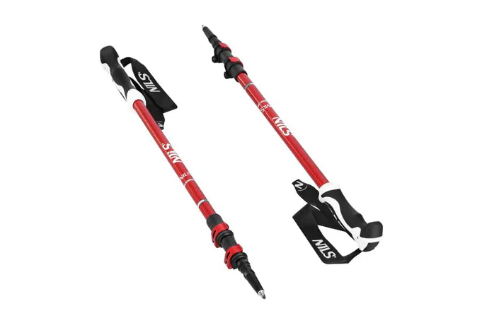 Trekingové hole NILS TK8601 červené