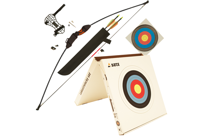Lukostřelecký set YATE Chameleon v krabici