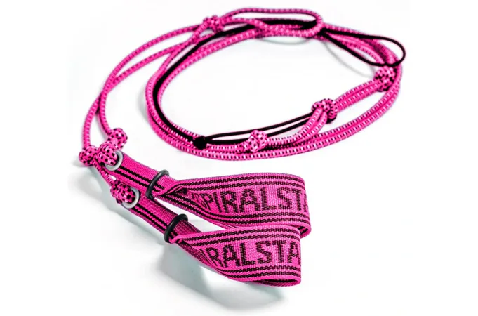Elastické lano SM Systém  - spirální stabilizace SPS Rúžové