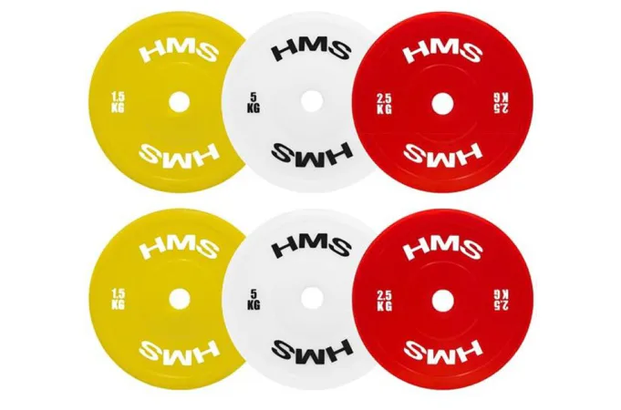 Sada olympijských kotoučů HMS TPP set 2 x 1,5 - 5 kg