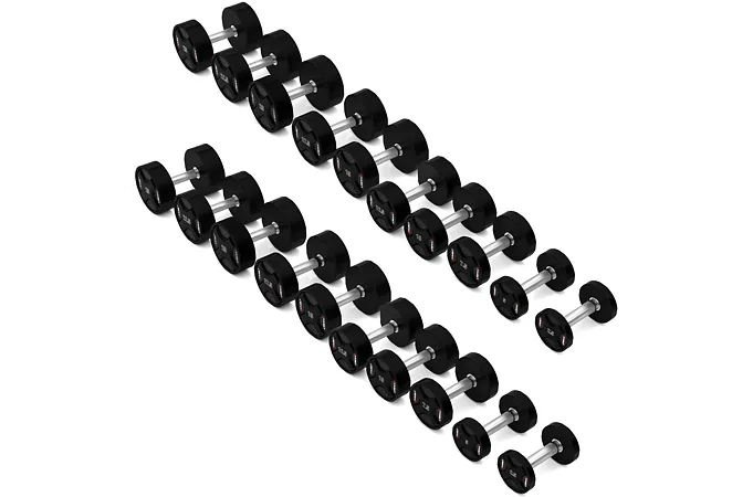 Sada polyuretanových jednoručních činek HMS HPC set 2 x 2,5 - 25 kg