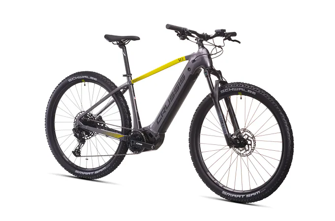 CRUSSIS e-Largo 9.11 20" šedo-žlutá 2026