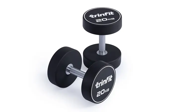 Jednoruční činky TRINFIT ELITE TPU od 2,5 do 55 kg