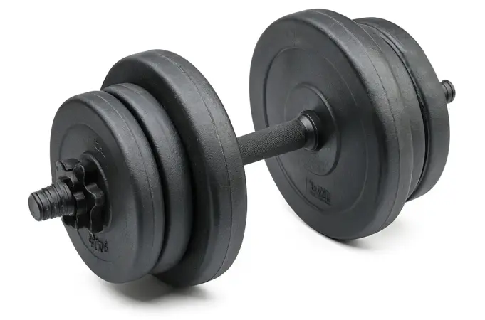 Jednoruční nakládací činka TRINFIT NCP 25 mm 10 kg