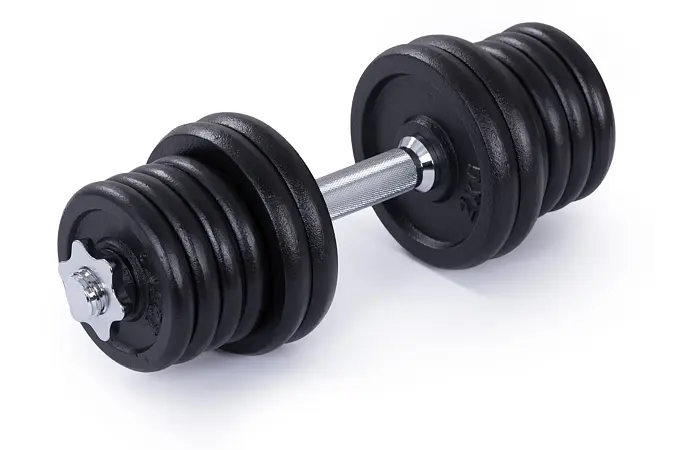 Jednoruční nakládací činka TRINFIT 30 mm 20 kg