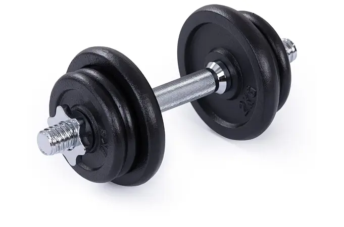 Jednoruční nakládací činka TRINFIT 30 mm 10 kg