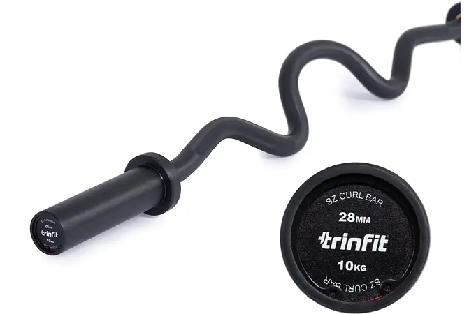 Olympijská osa TRINFIT 1200 mm SZ BLACK
