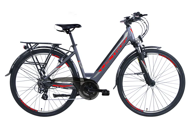 LECTRON Citana R 14 Ah 18" šedo-červená 2019 - Doprodej