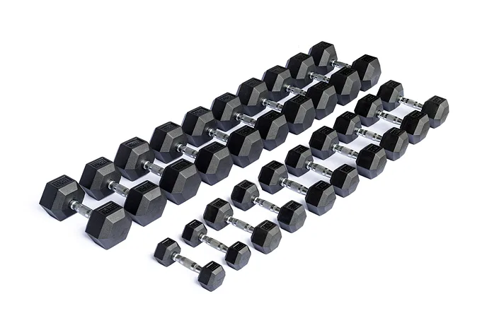 Sada jednoruček pogumovaných HEXA 1 až 10 kg