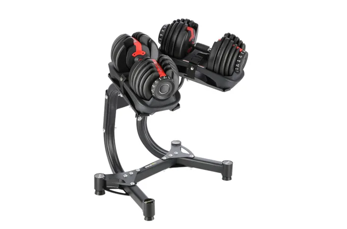 Sada stojanu HMS STR10 Pro a 2 ks variabilních činek HMS SR52